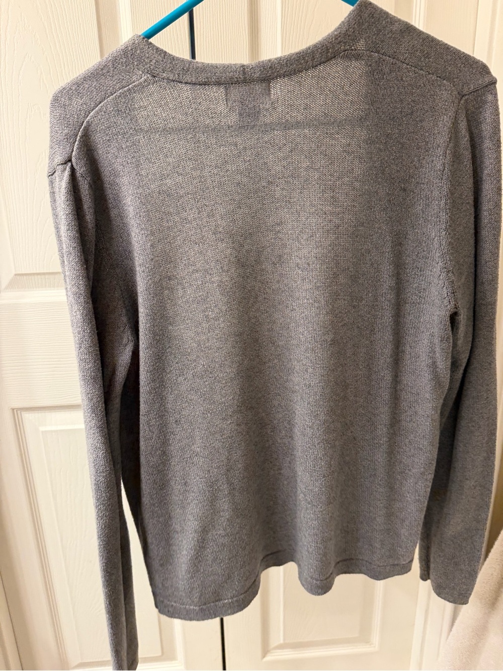 Old Navy Heather Gray Open-Front Women's Cardigan - Picture 3 of 4